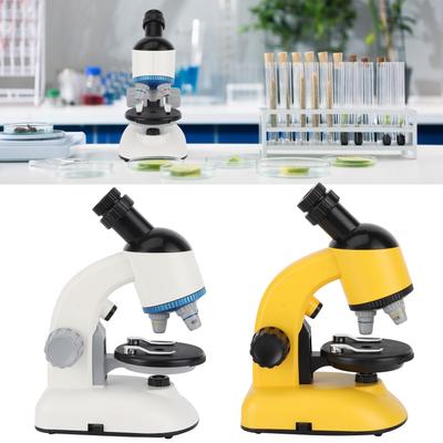 Kids Beginner Microscope With 360° Rotating Head Educational Science Toy For Children Learning
