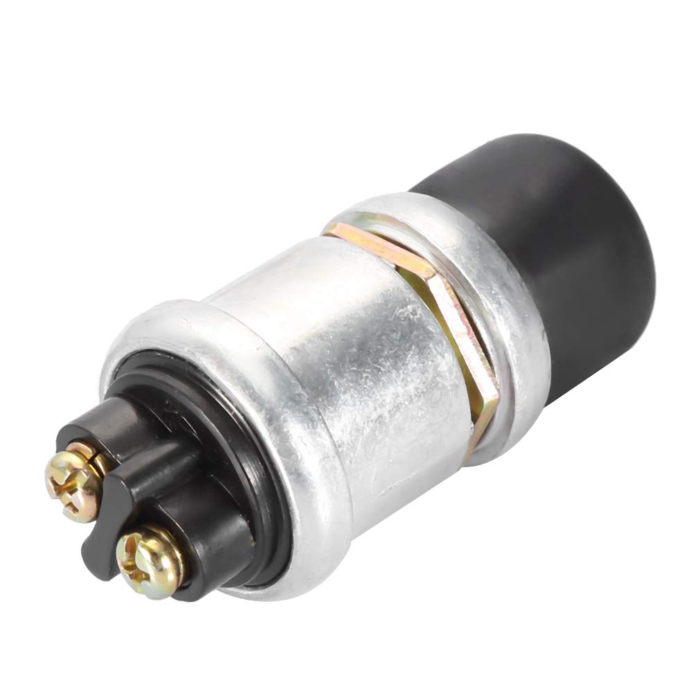 Gorgeri 2Pin 20A Universal Car Boat Bike Switch Push Button Horn Engine Start Heavy Duty Waterproof