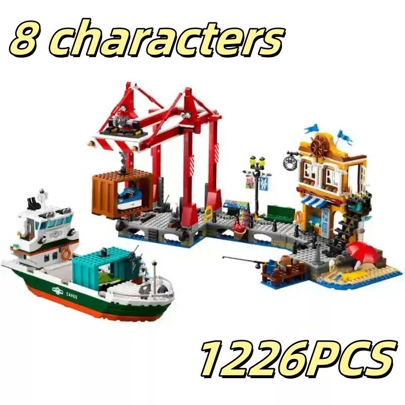 Arktis-Expeditionsschiff Modell Kompatible Baustein-Spielzeuge Schwimmfähiges Boot Hubschrauber ROV U-Boot Orca Steine Geschenke Jungen Mädchen