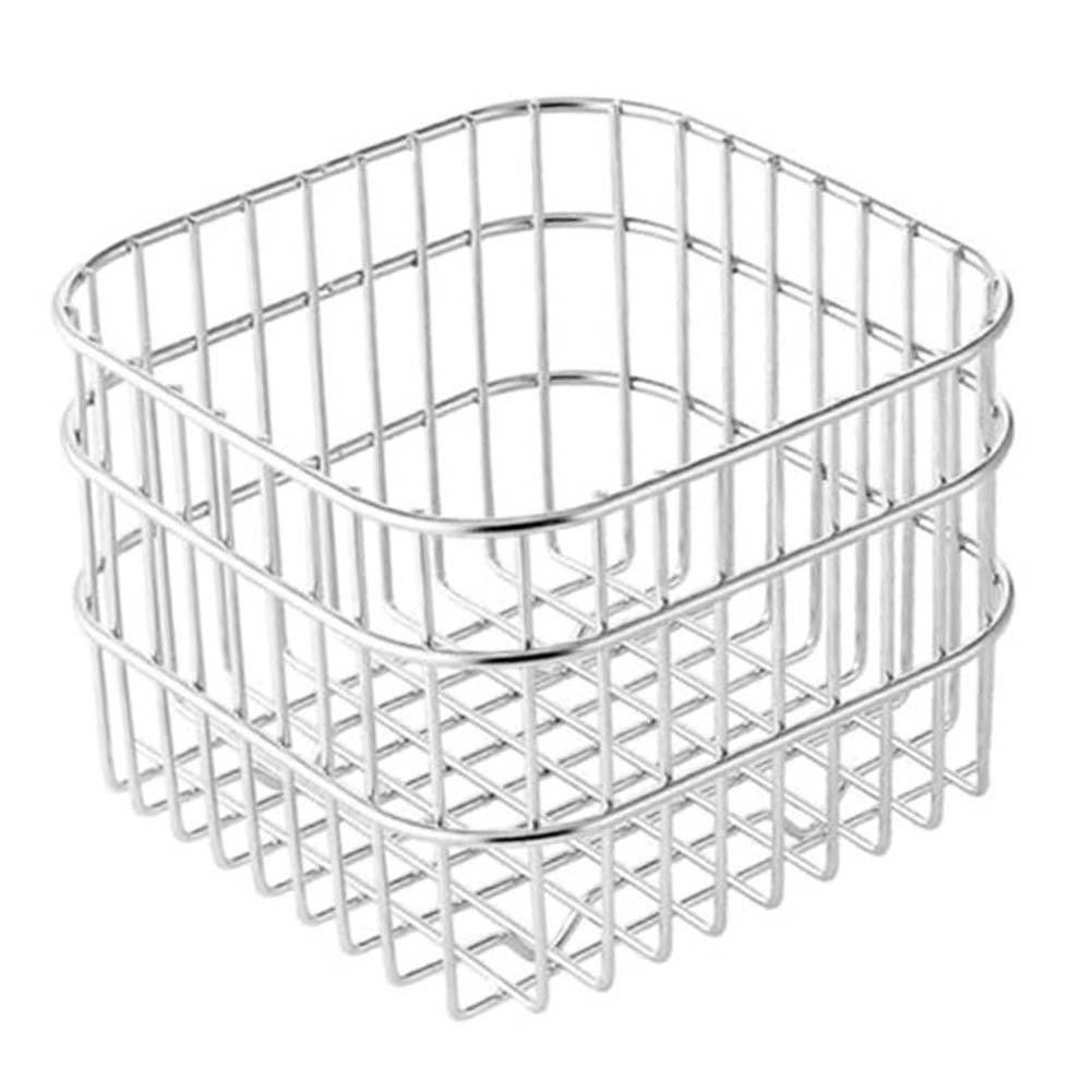 Elegant Stainless Steel Wire Basket: Perfect For Fruits, Snacks & Kitchen -Disinfection Vegetable Washing Round Laboratory