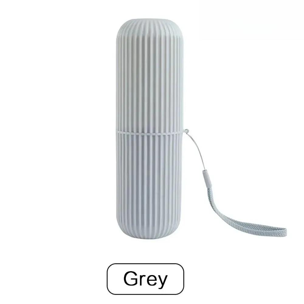 

Travel Brushing Cups Simple Tooth Cylinder Toothpaste Cover Portable Travel Suit Couple Toothbrush Box Dental Storage Box зелёный