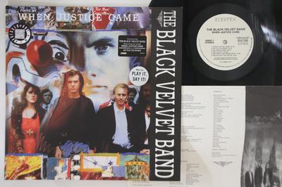 LP Record BLACK VELVET BAND - When Justice Came 608851PROMO ELEKTRA 1989 US Rock Used