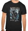 Kurt Cobain Nirvana Rockmusik Logo SCHWARZES T-Shirt - 1027-
