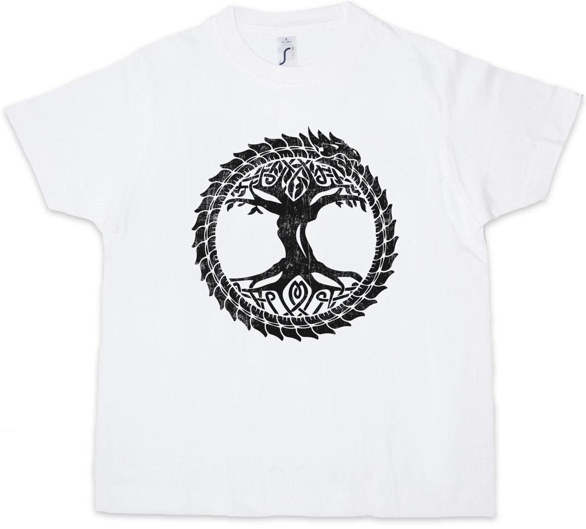 OUROBOROS YGGDRASIL Kinder Jungen kids boys T-Shirt Uroboros Ancient Myths Snake Arsen 120