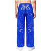 Men‘s Athletic Waterproof Pants S-3XL with Zipper Fly and Reflective Stripes Elastic Waist Straight Leg for Outdoor Sports