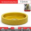 Brazed Diamond Flat Angle Grinder for Roman Column Quartz Stone & Ceramic Tile Edge Grooving.