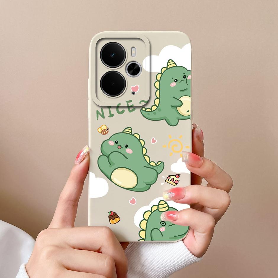 Trendy Floral Soft Silicone Case For Realme 14T 14 Pro Plus Lite 5G Protective Cover For Realme14T Realme14Pro Plus Lite Fundas
