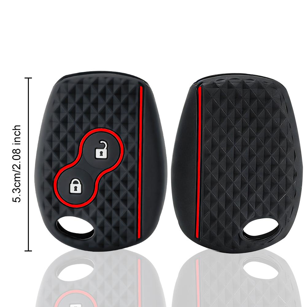 High Quality 2 Buttons Silicone Car Key Case for Renault Trafic Clio Duster Logan Dacia Sandero for Nissan Terrano Almera