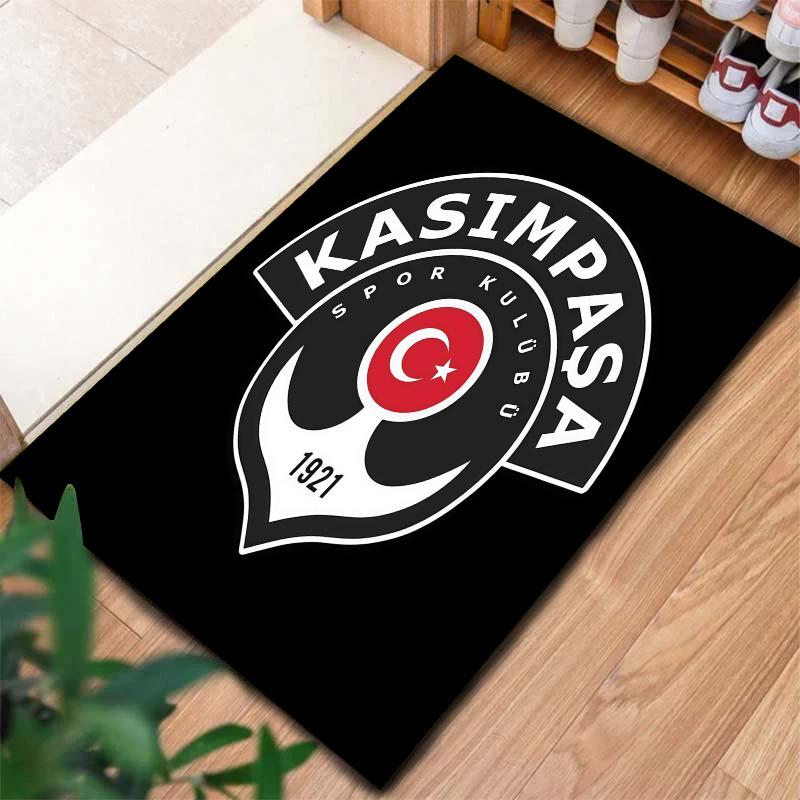 Kasimpasa Football Club Logo Carpet Rug For Living Room Bedroom Home Sofa Decoration Kids Play Nonslip Floor Mat