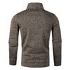Men's Semi Cardigan Autumn Korean Loose Casual Pullover Jacket Long Sleeved Thin Velvet Sweater