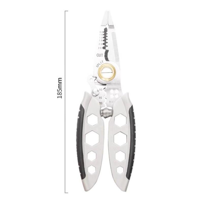 

Многоцелевой инструмент для зачистки проводов, профессиональный электрик, обжимные плоскогубцы для резки проводов, обжимной ручной инструмент