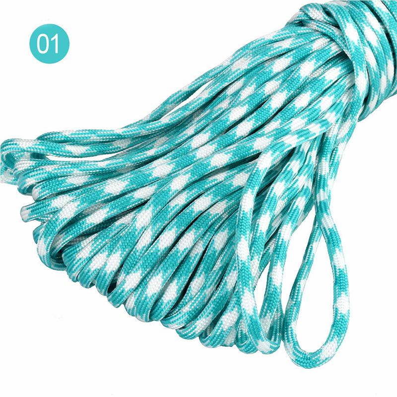 

5/10/20M 5mm Parachute Cord 7 Core Strand Ropes Camping Tent Rope for Outdoor Bundling Bag Climbing Cords DIY Material 5mm-5Meters