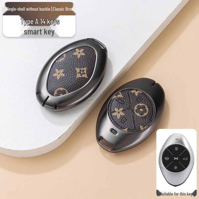 XPeng P5/G3i Car Key Metal Protective Case: Full Coverage for Men & Women