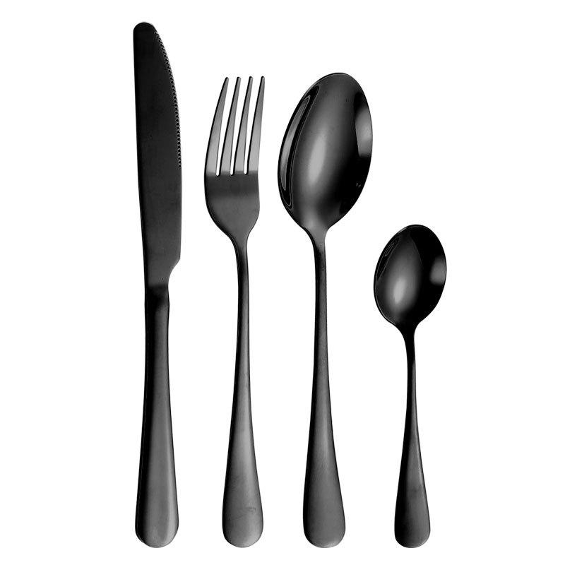 60-Piece Tableware 12-person Set American Station Flatware Set1010 Stainless Steel Tableware