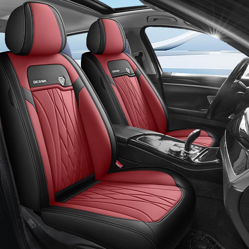 Five Car Seat Covers, Suitable for All Seasons, Complete Set for Dirt Protection, High-Quality Seat Protectors, Compatible with Most Five-Seater Cars