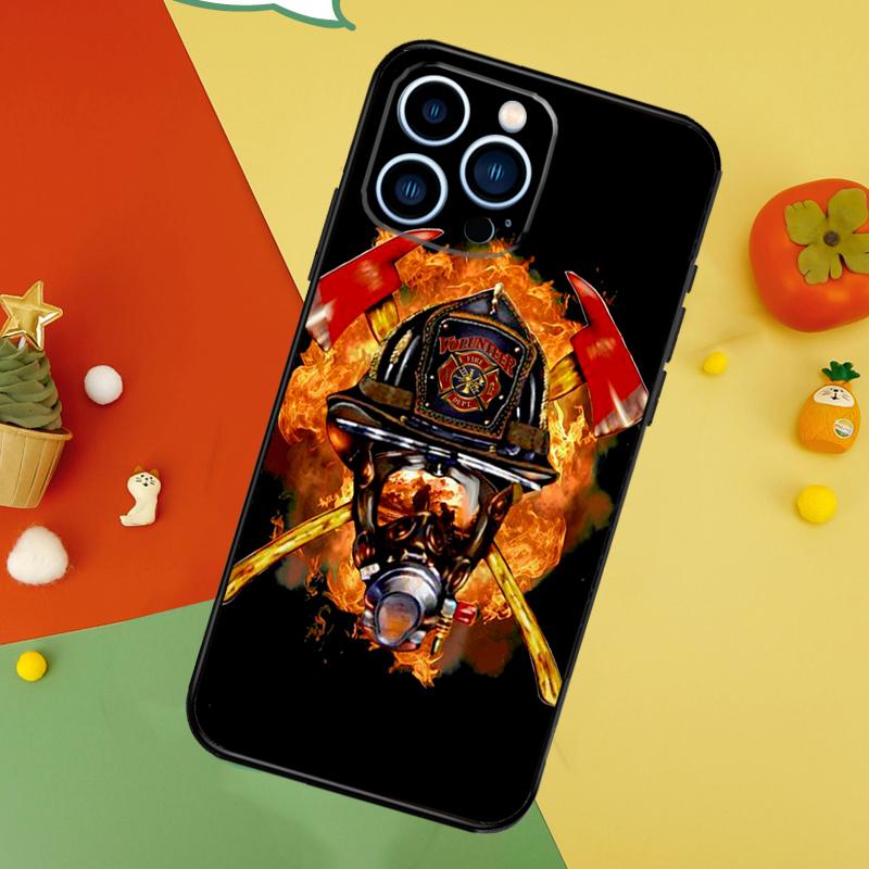 

Firefighter Heroes Fireman Phone Case For iPhone 17 Pro Max 16 15 13 12 11 14 Pro Max Plus 12 13 Mini 16e 17 Air Cover iPhone 16Pro MAX