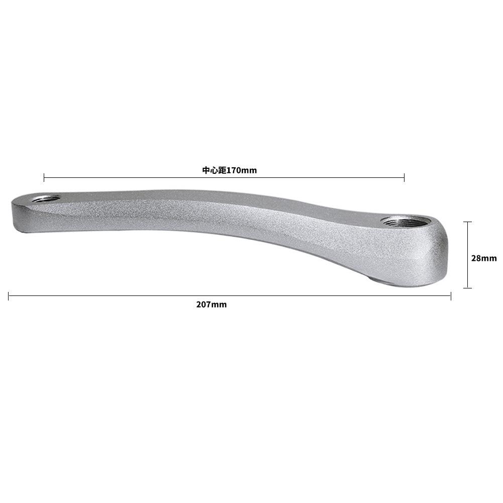 170mm Bicycle Crankset Square Rhombic Hole Aluminum Alloy Mountain Bike Left Crank Arm Bicycle Repair Parts