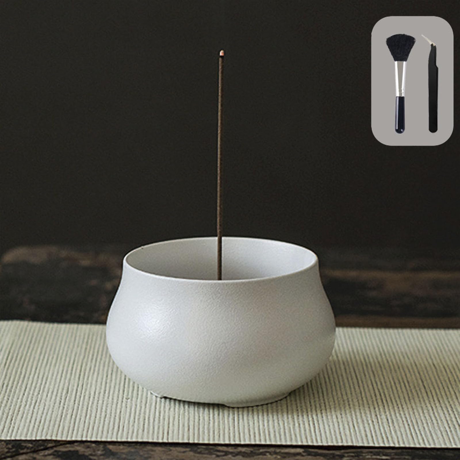 

Nannlia Improved and Expanded Incense Stylish Ceramic Incense Incense Stick Stylish Interior Decor for Indoor Buddhist Altar [New] Holder, Burner, белый