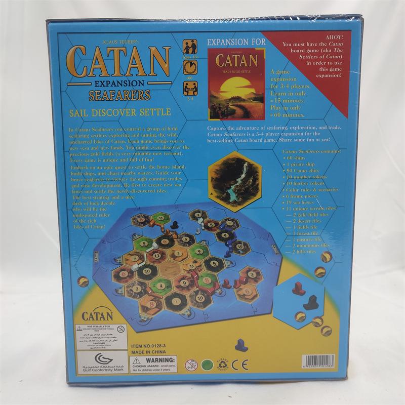 Kaart Puzzel: Catan Eiland Bordspel - Engelse Versie voor Volwassenen & Kinderen