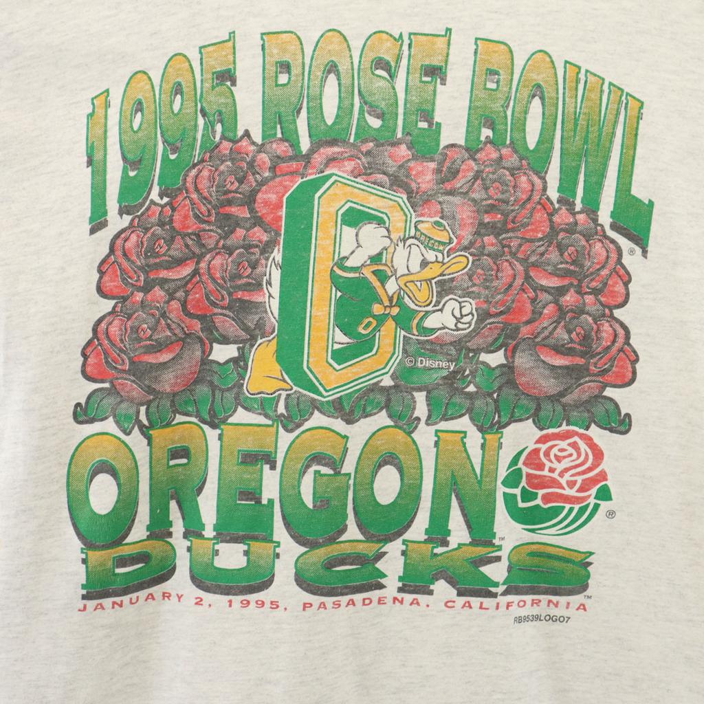 COMPETITOR 90s Old 1995 Rose Bowl Donald Duck Short Sleeve T-shirt Disney Men's Used