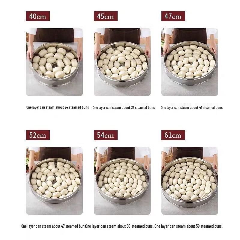 Xihuo Commercial Multi-layer Stainless Steel Steamer