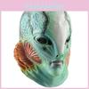 Máscara de Cabeça de Peixe Humano Monstro Com Material de Látex Para Festas a Fantasia e Celebrações de Feriados
