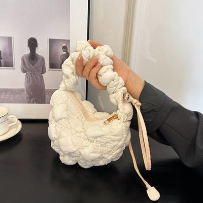 Sommer neue Knödeltasche Nische niedlicher Stil Wolken Faltenbeutel Lässige einfache Schulter-Umhängetasche