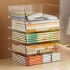 Large Capacity A4 Document Paper Organizer Stackable Acrylic Magazine Organizers  Restaurant