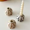 1PC Ceramic Candle Tray Home Decor 8.2x7.6cm