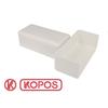 Embout pour goulotte PVC - KOPOS - 180 x 60 mm - Blanc - Clipse - Rectangulaire
