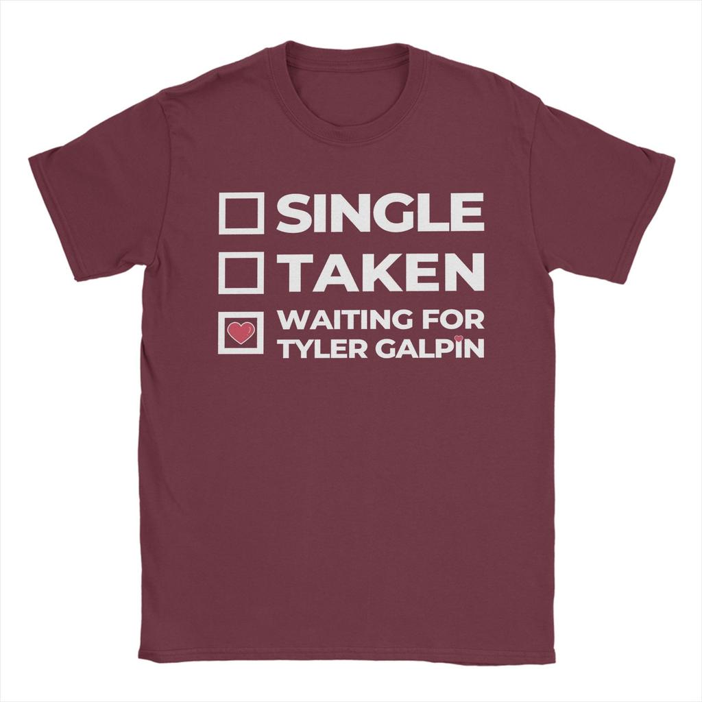 Waiting For Tyler Galpin Graphic Printing T Shirt for Men Women  100% Cotton  Tee Shirt Clothing