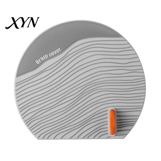 Floor Drain Cover Silicone with Handle, Universal Shower Tub Stopper, Sewer Anti-Odor Deodorizing Mat for Bathroom Kitchen Laundry Room Stopper