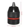 1.5-13mm Precise Keyless Drill Chuck-Converter 1/2-20UNF Thread Quick Change Adapter SDS-Plus Shank 1/4" Hex Accessories