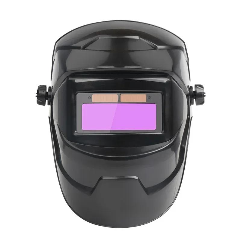 PC Welding Masks Automatic Variable Light Adjustment Large View Auto Darkening Welding Facemask for Arc Welding Grinding Cutting