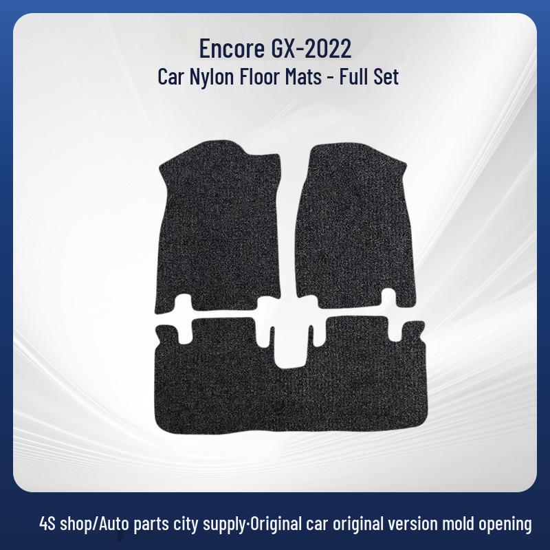 Custom-Fit Nylon Floor & Trunk Mats for 2022 Encore GX - Dirt-Resistant