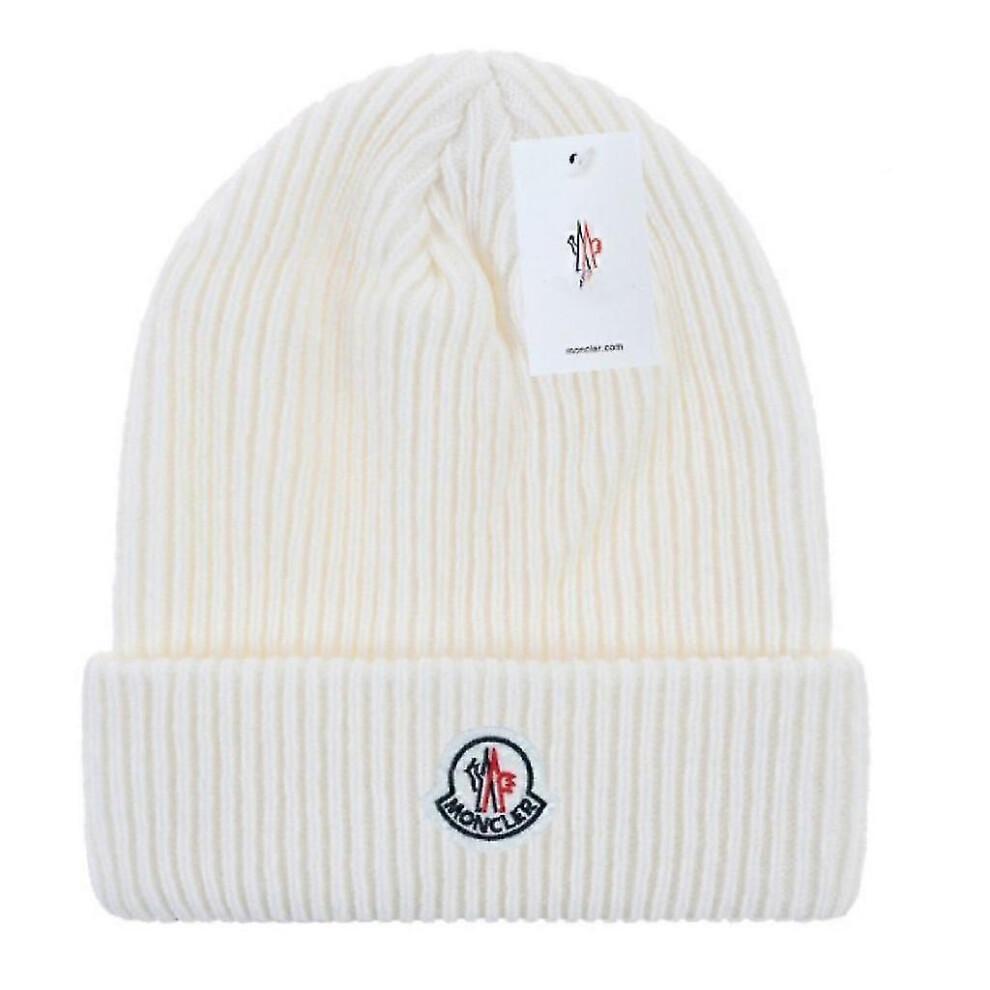 (Bianco latte)Cappello lavorato a maglia unisex Berretto da donna Regalo di Natale Costolato da uomo Sportivo Elasticizzato