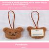1Pc Cute Baby Name Tag Cartoon Bear Doll Bag Kindergarten Backpack Pendant Baby Newborn Bag Ornaments Keyrings
