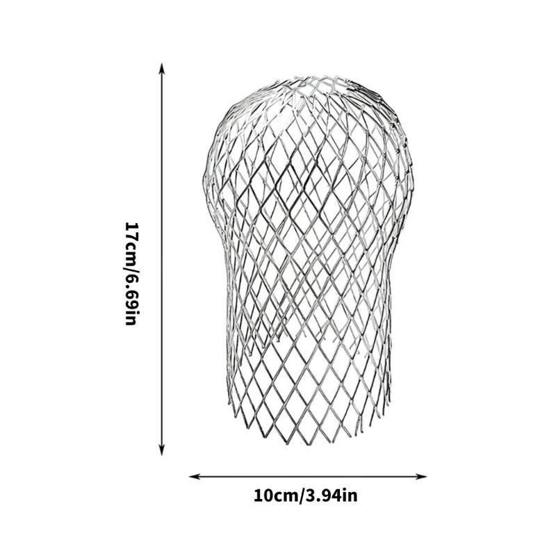Metal Meshes Gutters Debris Mud Trap Guards Drain Pipe Cover Downpipe AntiLeaf Filter Screen Stretching Filter Caps