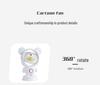 Portable USB Mini Desktop Fan - Rechargeable, Compact Electric Fan for Students & Office