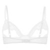 Eleganter Damen-Dessous-Bralette mit Blumenstickerei, verstellbare Träger, ungefüttert, Komfort-BH