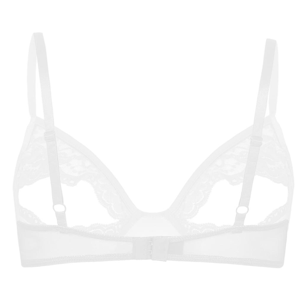 Eleganter Damen-Dessous-Bralette mit Blumenstickerei, verstellbare Träger, ungefüttert, Komfort-BH