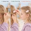 Oval Fabric Embroidery Hair Clip 2Pcs/set Children's Hair Accessories  Party