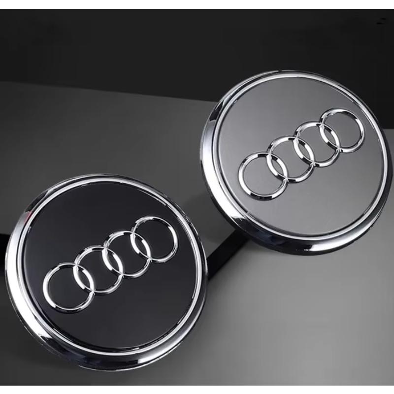 60/61/68/69mm Audi Car Wheel Center Cap Emblem Hub Covers Badge For Audi A8 A5 A6 C5 C6 C7 A7 A3 A4 B5 B6 B7 B8 B9 Q3 Q5 Q7 TT