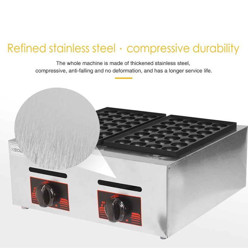 Máquina para Takoyaki Sartén para Cocinar Takoyaki para Tipo de Gas Set de Takoyaki con Sartén Máquina Eléctrica para Takoyaki Parrilla para Takoyaki