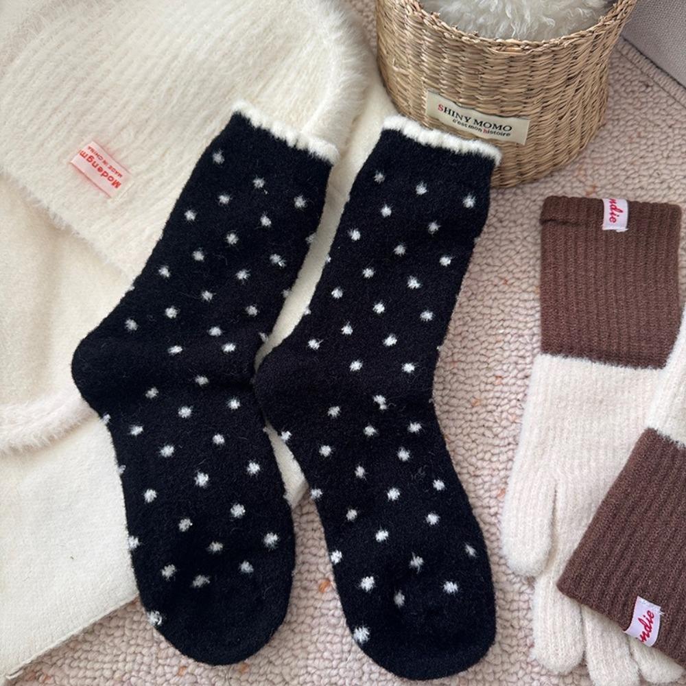 Plush Thermal Sleep Sock Thicken Snow Boot Socks New Women Socks  Autumn Winter
