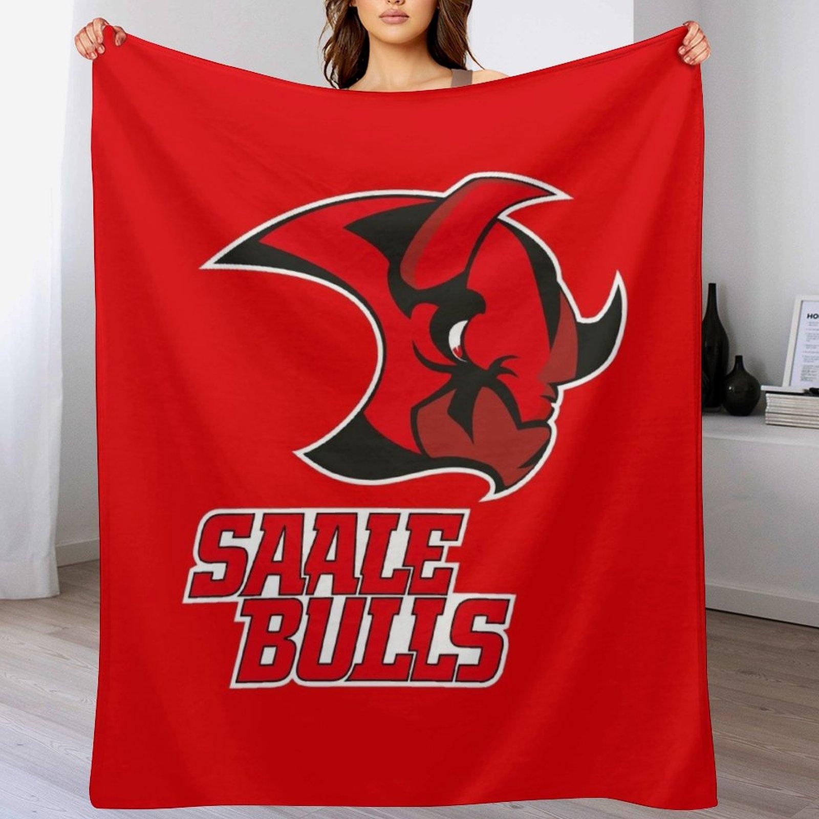 

Saale Bulls Halle Throw Blanket Multi Purpose Soft Warm Blanket for Home Travel 102x76cm(40x30in)