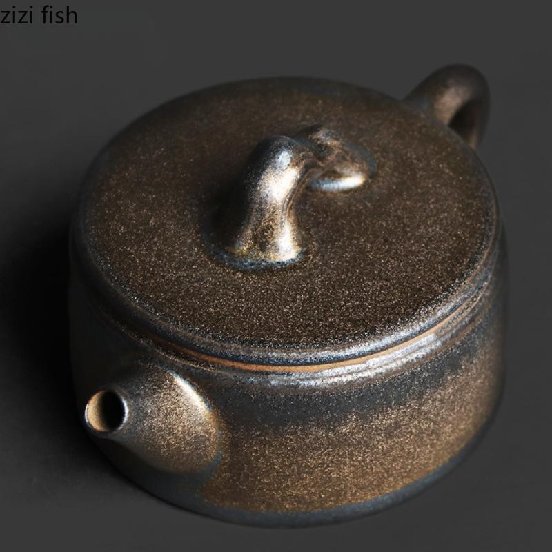 Vintage Ceramic Teapot Brewing Pot Tea Infuser Tea Kettle Single Pots Filter Pot Afternoon Teas Brewing Utensils Teaware Teapots