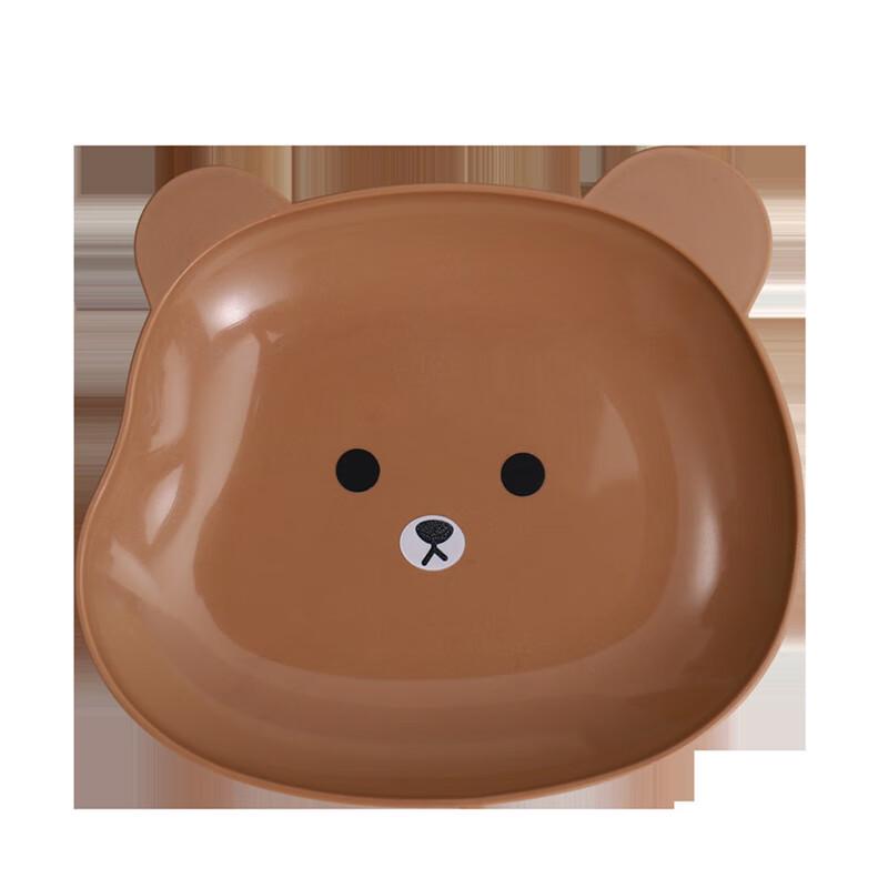 Baizi En Cartoon Bear Bone Dish and Snack Plate Set