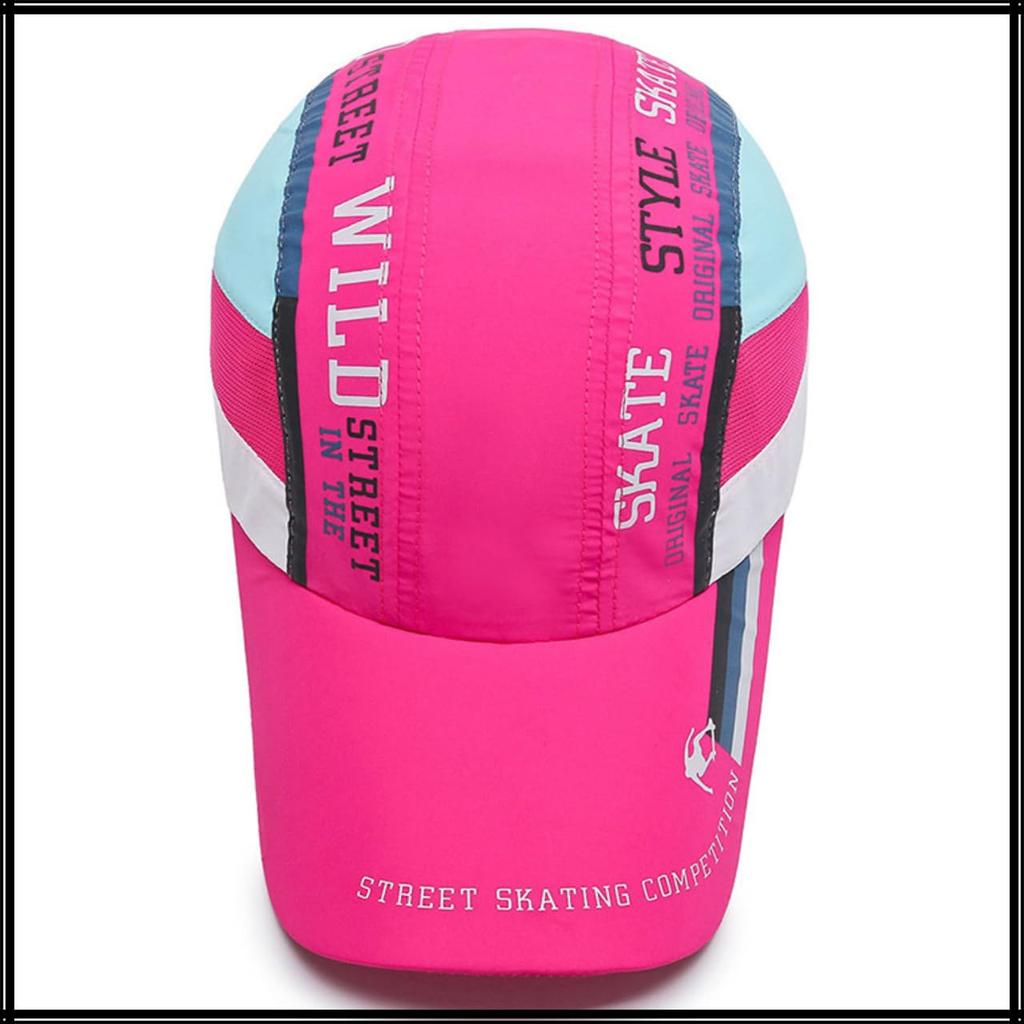 Sun CZA481 [White Fang] Hat, Cap, Quick-Drying, Sports, Outdoor, Protection, Stylish, Running, Men's, Women's, (Black)