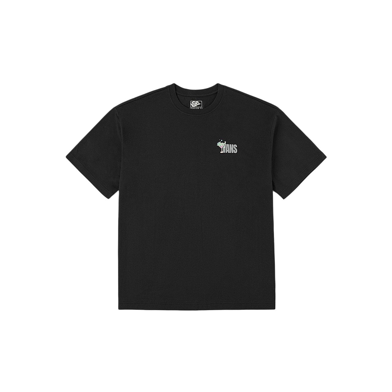 

Vans Loose Fit Crew Neck Short Sleeve T-Shirt Unisex tops VN000TMXBLK S